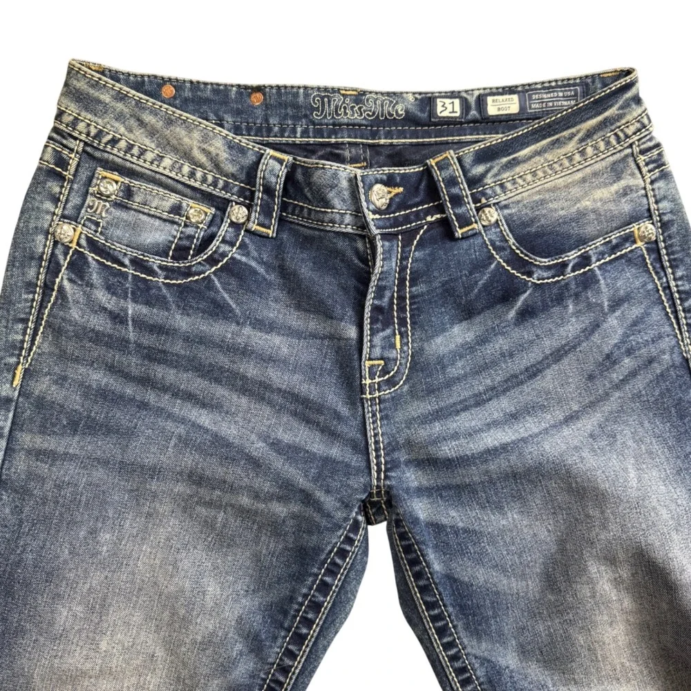 Miss Me Relaxed Boot Jeans Womens 31